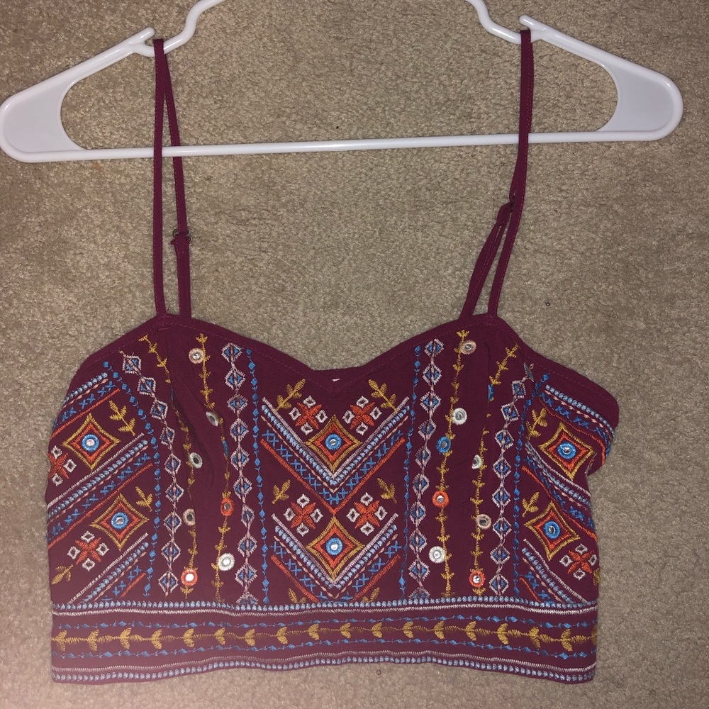 Sequins Crop Top